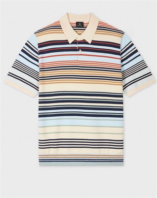 Stripe Wool Polo 